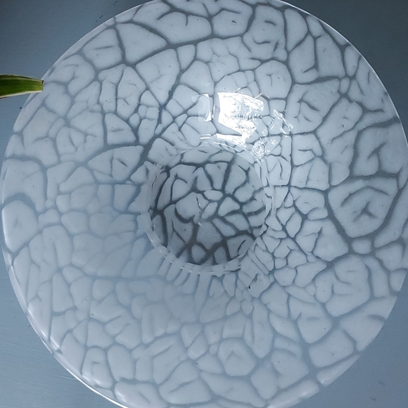 💕  Antique glass cloud  bowl candle holder centerpiece - Picture 8 of 15